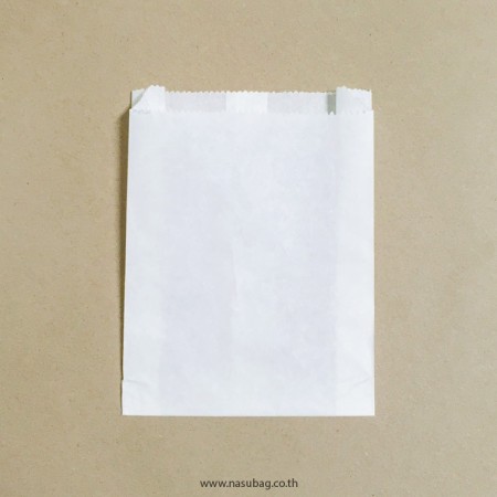 ถุงซองกระดาษขาวกันมันซึม M