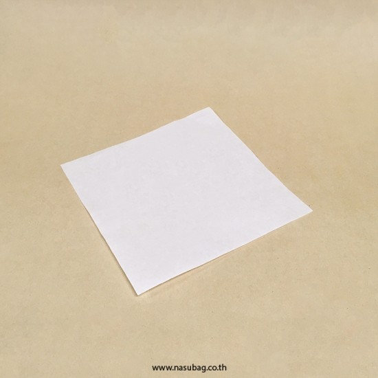 กระดาษรองอาหารสีขาว 12x12"