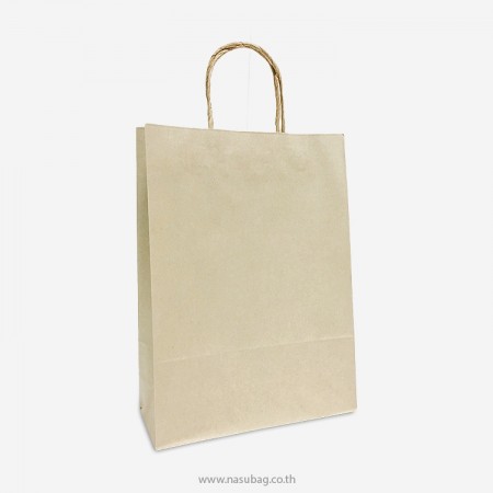 Paper Twisted Handles Bag L