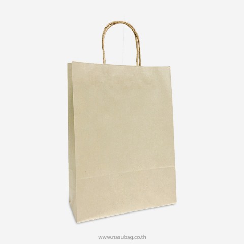 Paper Twisted Handles Bag L