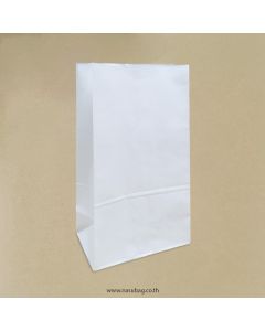 ถุงกระดาษขาวเงาใส่ขนม S