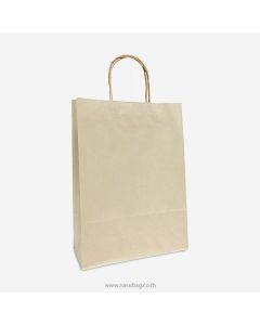 Paper Twisted Handles Bag L