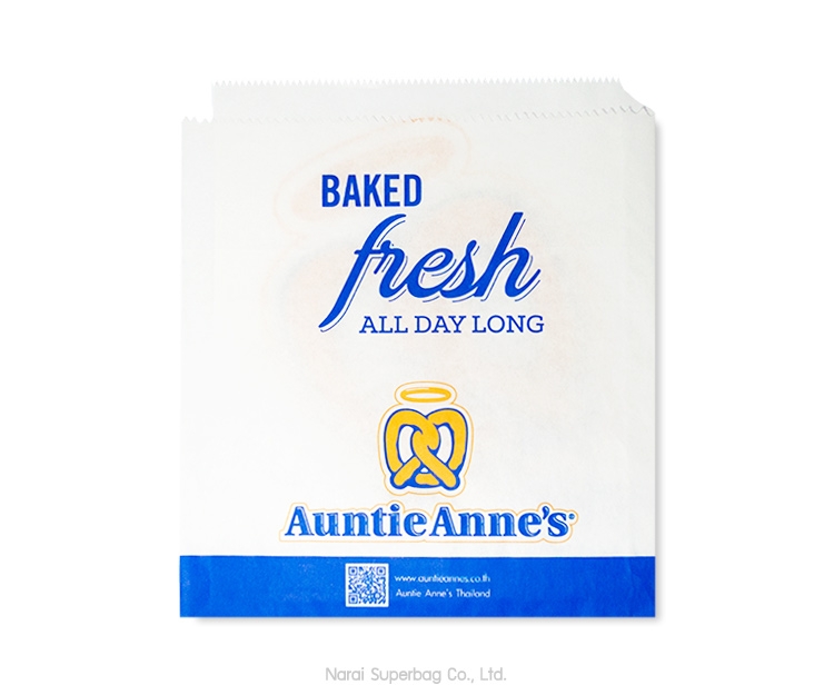 Aunties' Anne food-grade paper bag