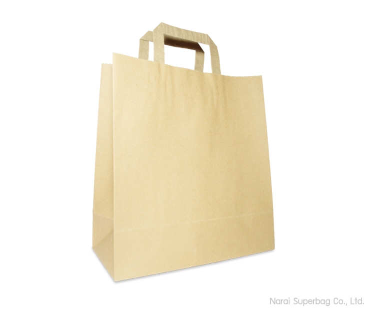 ถุงกระดาษช้อปปิ้ง flat handle paper bag